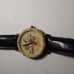 c RARE 1994 WALTHAM FRED FLINTSTONES N081-136 BOWLING WATCH